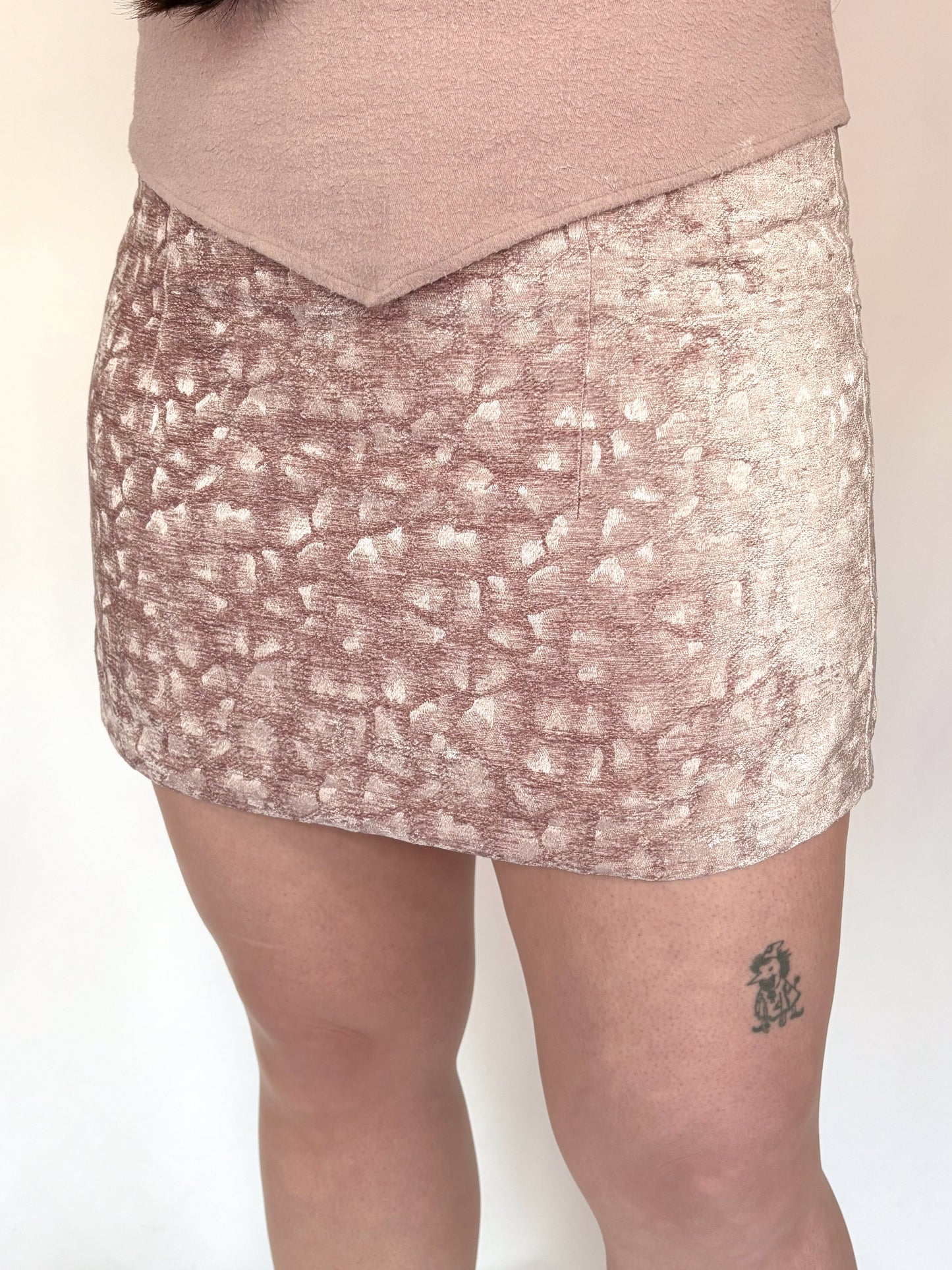 Shimmery Mauve Skirt