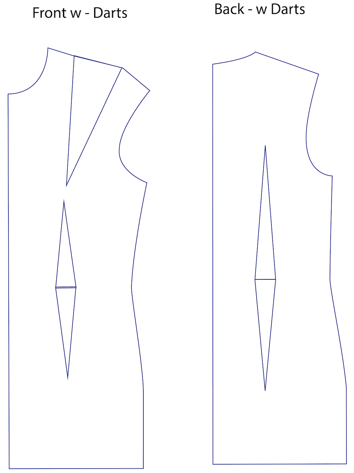 FREE Size 8 Bodice Block & Pattern Grading Instructions