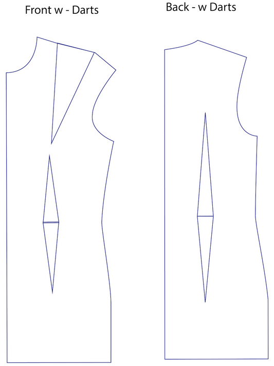 FREE Size 8 Bodice Block & Pattern Grading Instructions