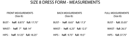 FREE Size 8 Bodice Block & Pattern Grading Instructions