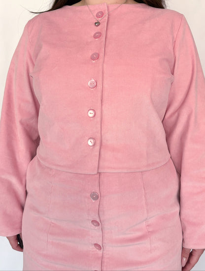 Pink Corduroy Jacket
