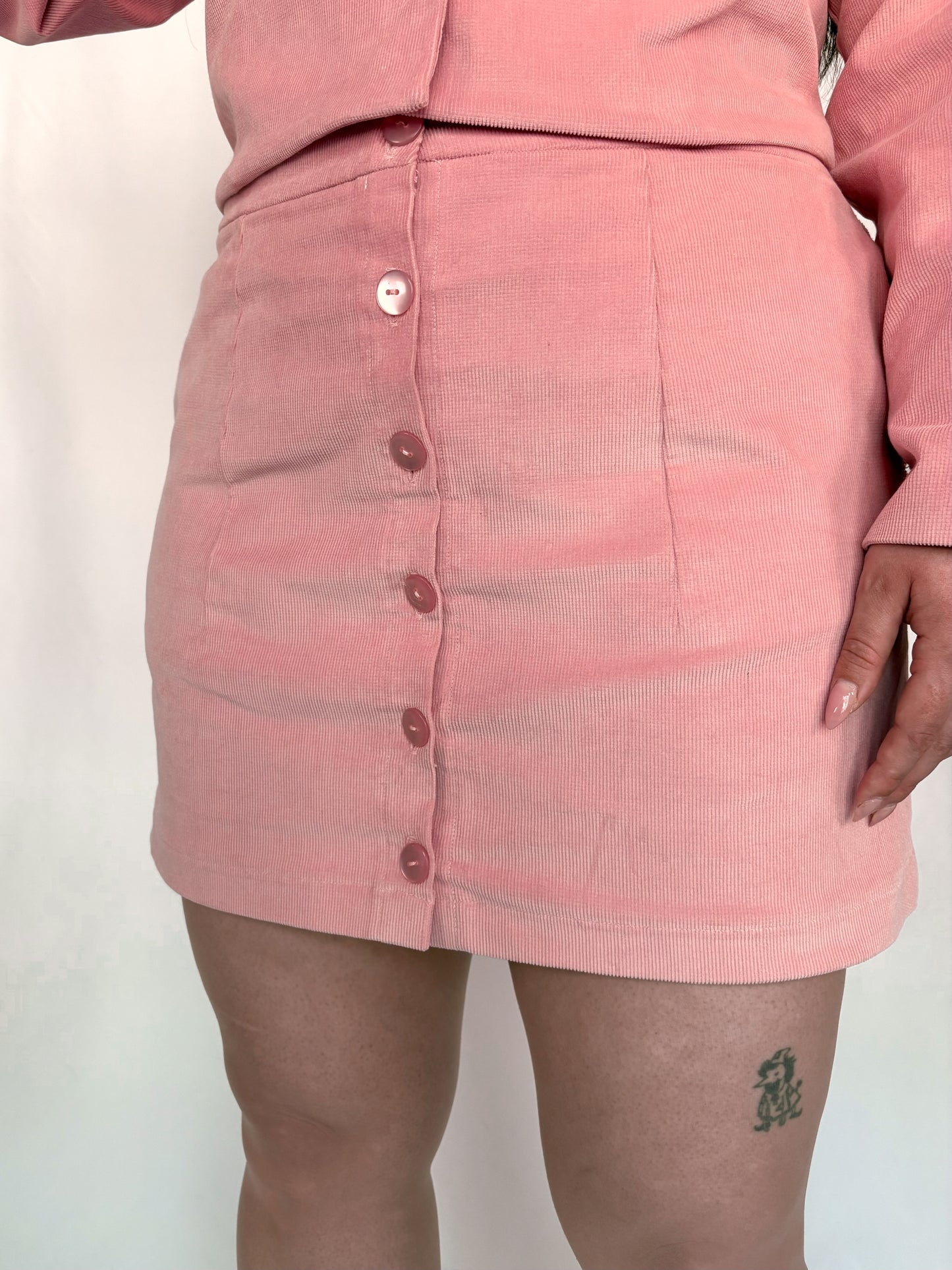 Rosarium Short Corduroy Skirt
