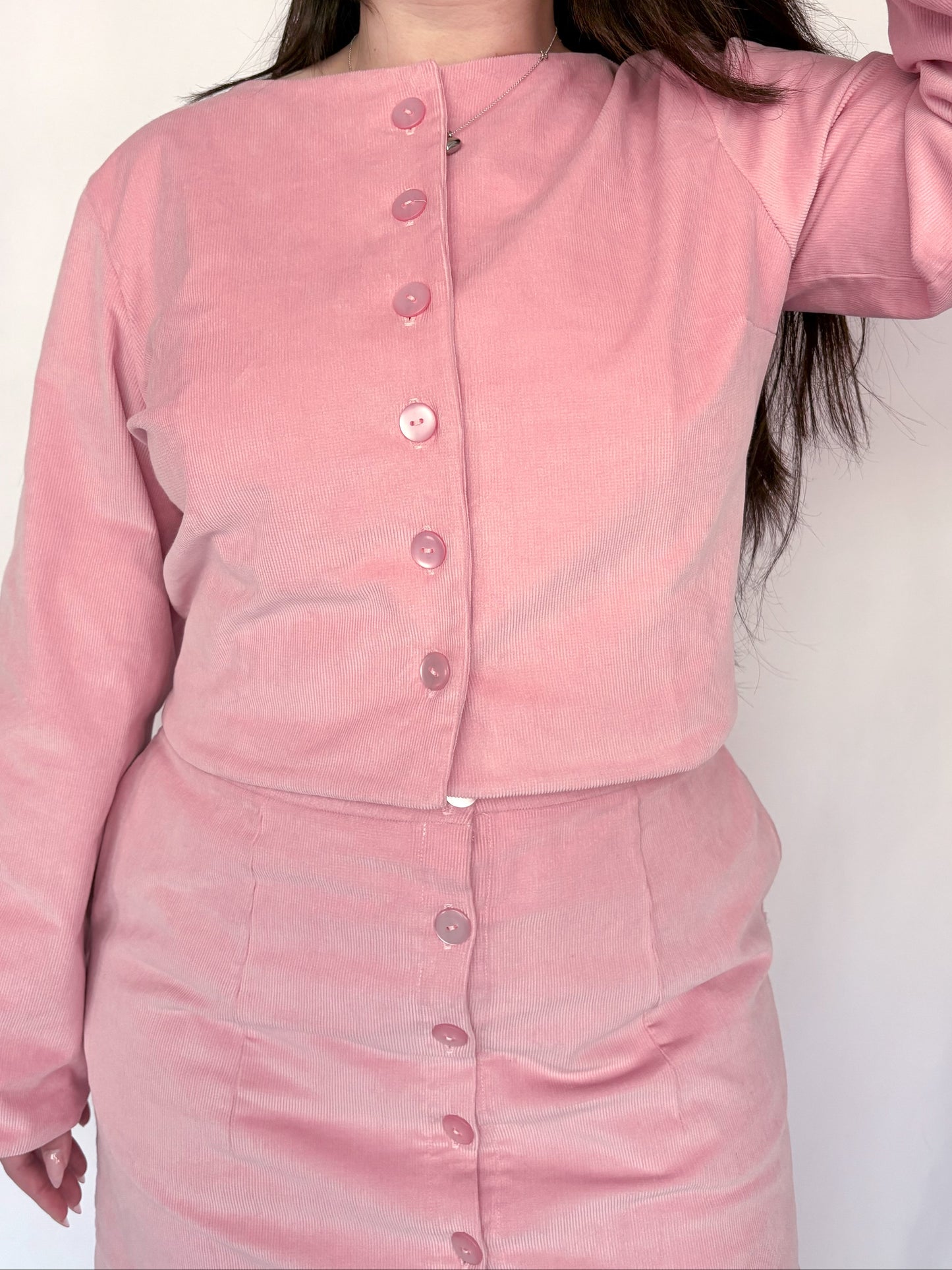 Pink Corduroy Jacket