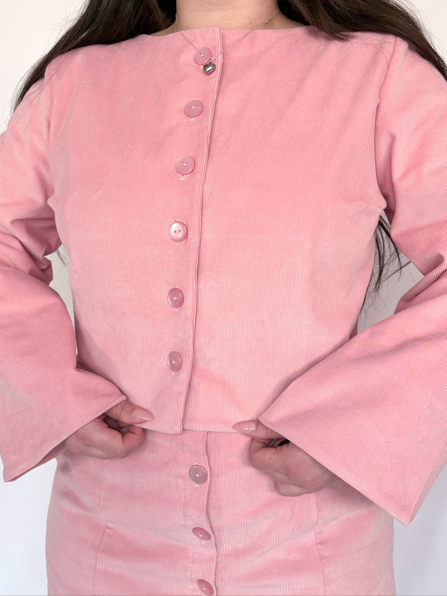 Pink Corduroy Jacket